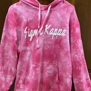 Pink Sigma Kappa Sorority Sweatshirt
